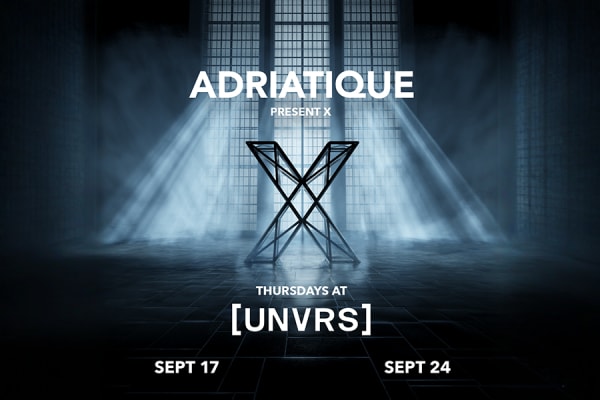 Adriatique presents X at UNVRS Ibiza 2026 — buy Adriatique Ibiza tickets